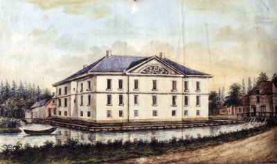 House Caen in Straelen, View from the East by Alexander Frans van Aefferden